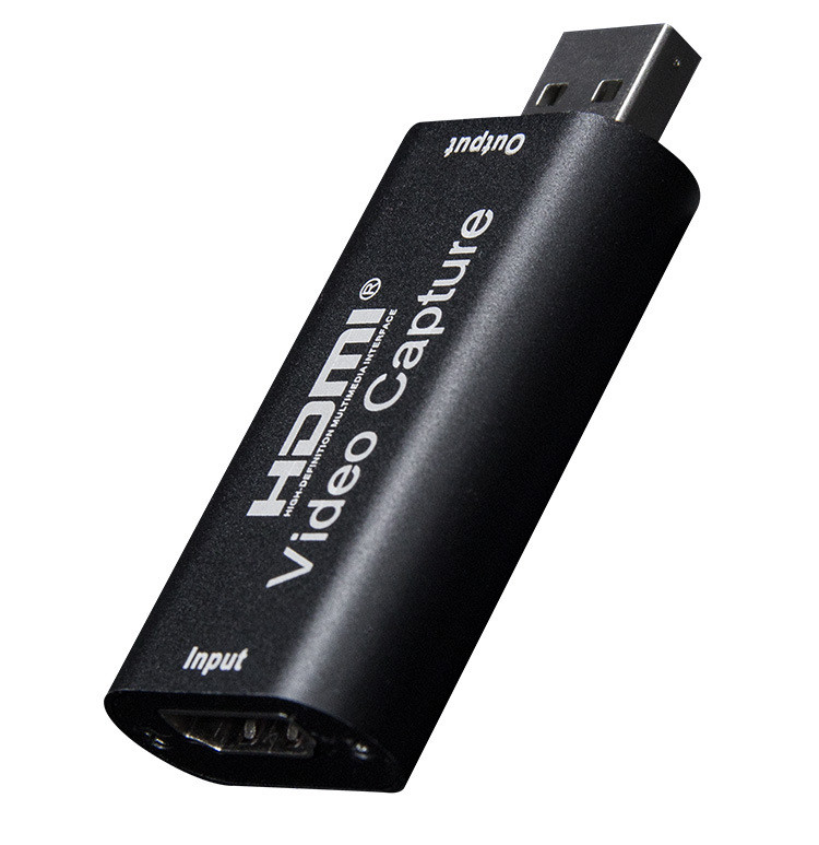 Карта видеозахвата USB - HDMI, ver.01, черный - фото 1 - id-p220918855