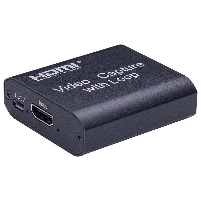 Карта видеозахвата USB - HDMI, ver.03, черный - фото 1 - id-p220918858