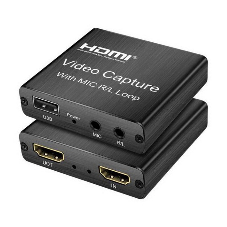 Карта видеозахвата USB - HDMI, ver.04, черный - фото 3 - id-p220918864
