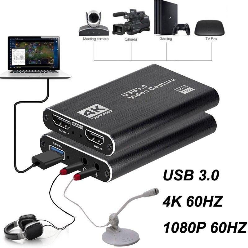 Карта видеозахвата USB3.0 - HDMI 4K, ver.06, черный - фото 5 - id-p220918867