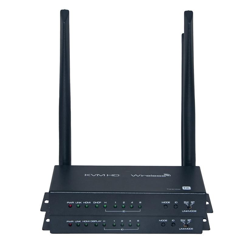 Адаптер - KVM-удлинитель HDMI 4K по Wi-Fi на 100 метров, черный - фото 2 - id-p220919345