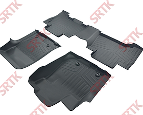 Коврики резиновые 3D LUX для Lexus GX 460 (2009-н.в.) (3 шт.)