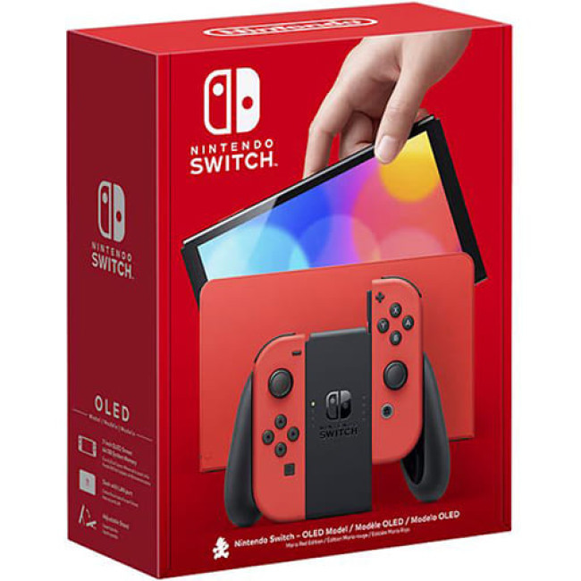 Игровая приставка Nintendo Switch OLED (Mario Red Edition) - фото 1 - id-p220916230