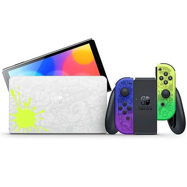 Игровая приставка Nintendo Switch OLED Splatoon 3 Edition - фото 2 - id-p220916231