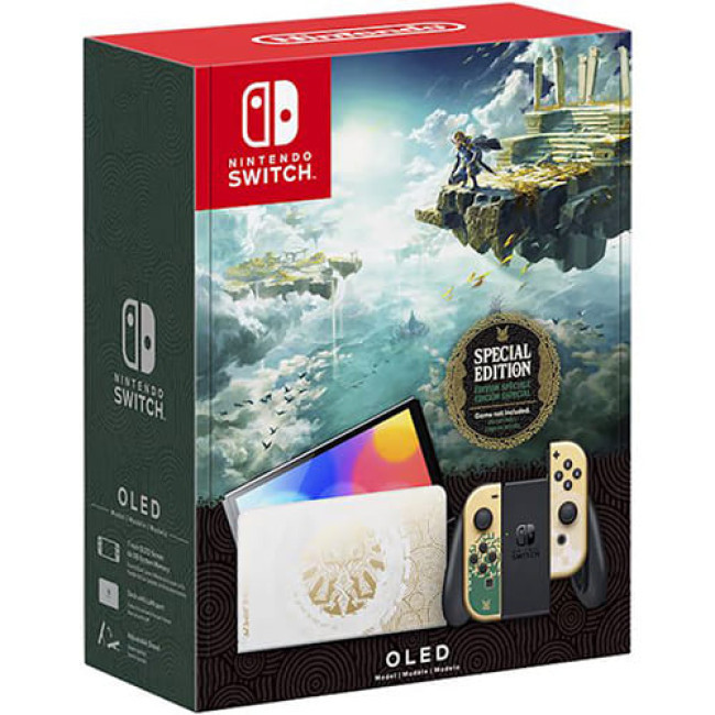 Игровая приставка Nintendo Switch OLED The Legend of Zelda: Tears of the Kingdom Edition - фото 1 - id-p220916232