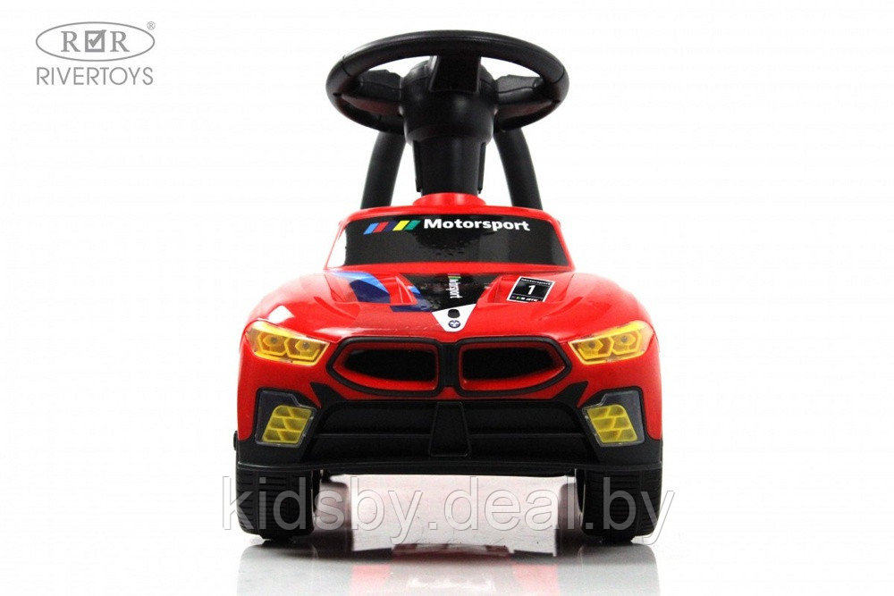 Детский толокар RiverToys F003FF (красный) BMW - фото 3 - id-p220921963