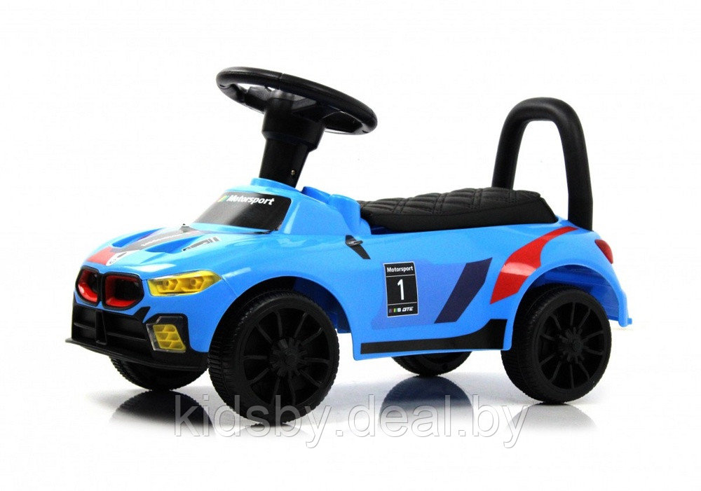 Детский толокар RiverToys F003FF (синий) BMW - фото 1 - id-p220921964