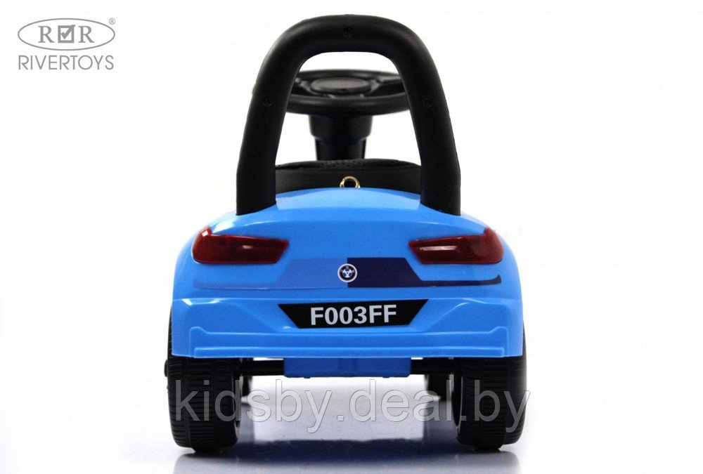Детский толокар RiverToys F003FF (синий) BMW - фото 6 - id-p220921964