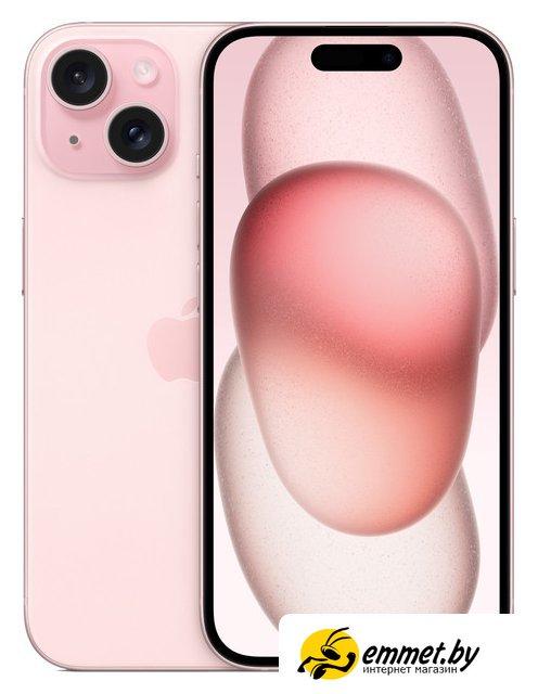 Смартфон Apple iPhone 15 128GB (розовый) - фото 1 - id-p220922341