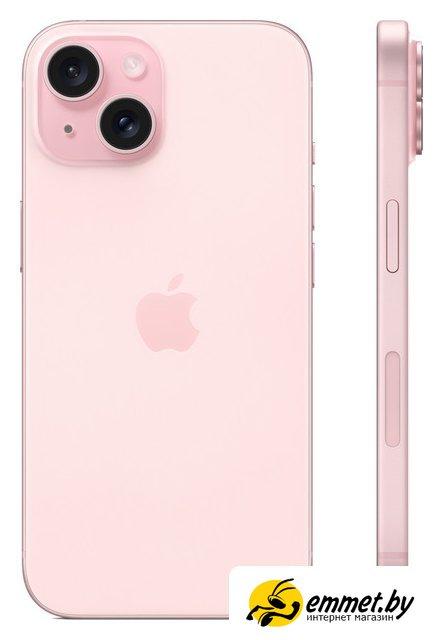 Смартфон Apple iPhone 15 128GB (розовый) - фото 2 - id-p220922341