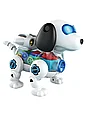 Развивающая интерактивная игрушка Робот собака с шестеренками, белая, фото 4