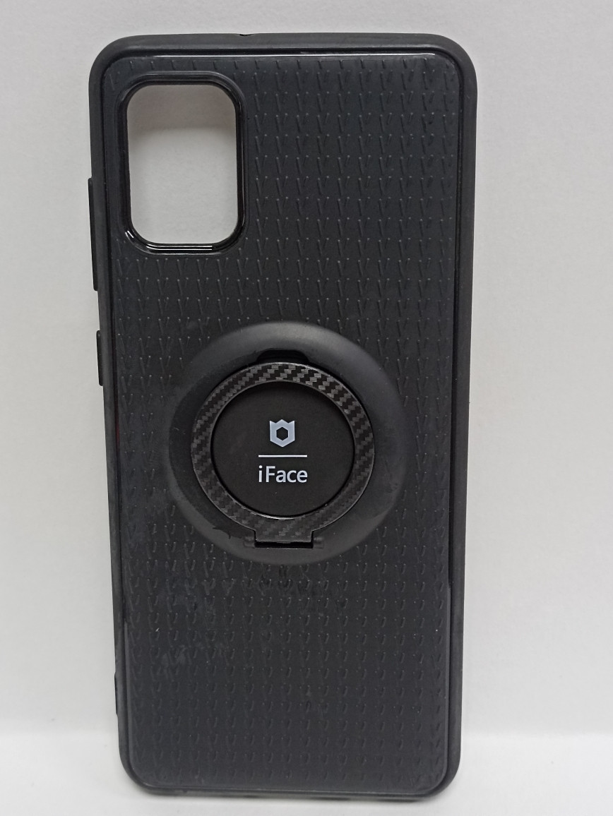 Чехол Samsung A31 с кольцом подставкой черный - фото 1 - id-p220922815