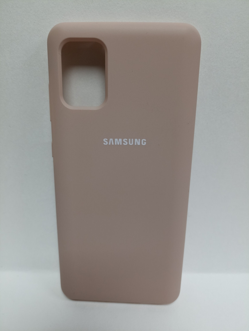 Чехол Samsung A31 soft touch бежевый - фото 1 - id-p220922840