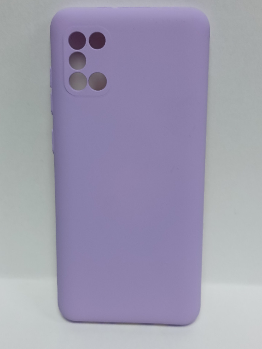 Чехол Samsung A31 soft touch фиолетовый - фото 1 - id-p220922841