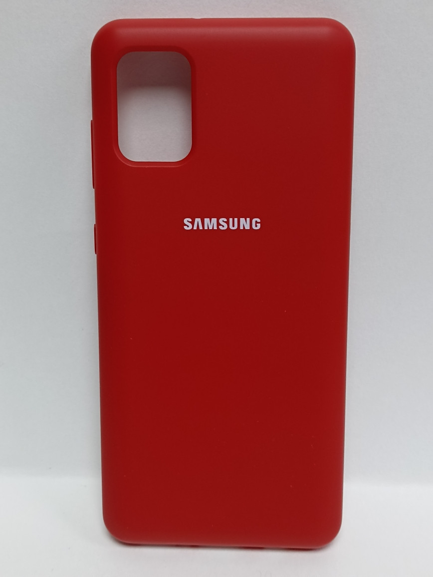 Чехол Samsung A31 soft touch красный - фото 1 - id-p220922844