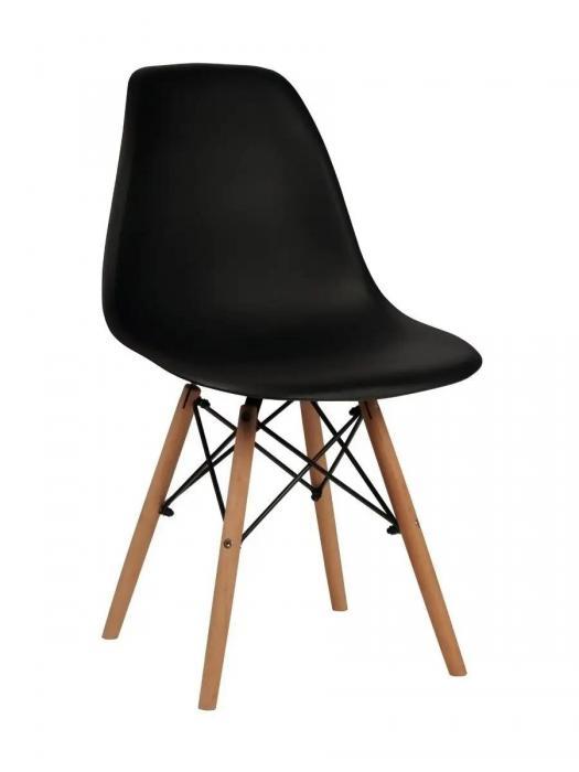 Стулья для кухни 4 шт со спинкой кухонные обеденные красивые черные модные кресла в стиле лофт прочные - фото 8 - id-p220922906