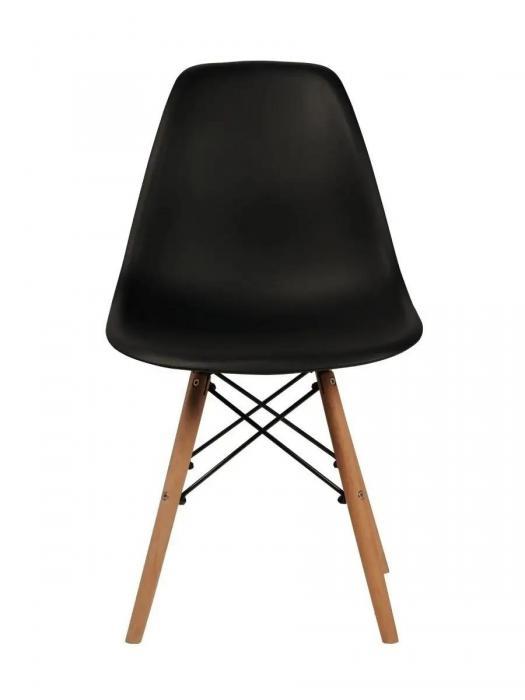 Стулья для кухни 4 шт со спинкой кухонные обеденные красивые черные модные кресла в стиле лофт прочные - фото 10 - id-p220922906
