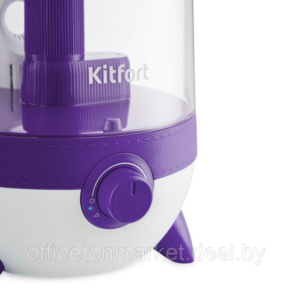 Увлажнитель воздуха Kitfort "KT-2828-1", белый, фиолетовый - фото 3 - id-p220916535