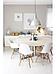 Стулья для кухни 4 шт со спинкой кухонные обеденные красивые белые модные кресла в стиле лофт прочные, фото 6