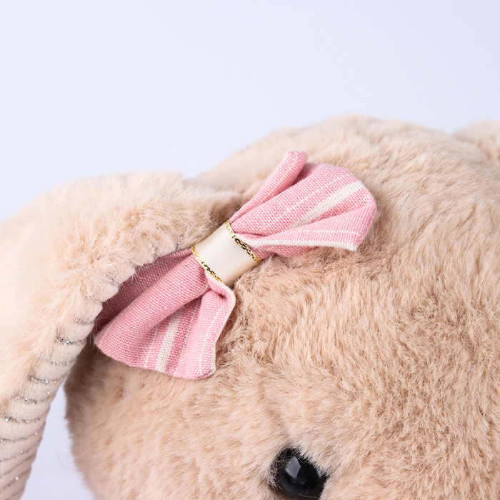 Мягкая игрушка "Little Friend", зайка в розовом платье - фото 4 - id-p220922970