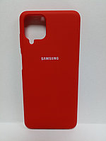 Чехол Samsung A12 soft touch красный
