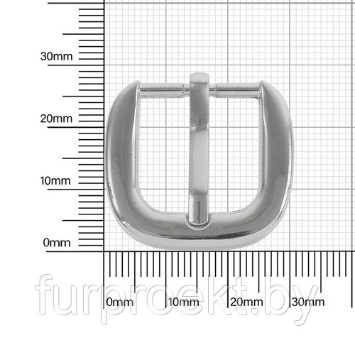 Пряжка 5286 18-20мм никель полир