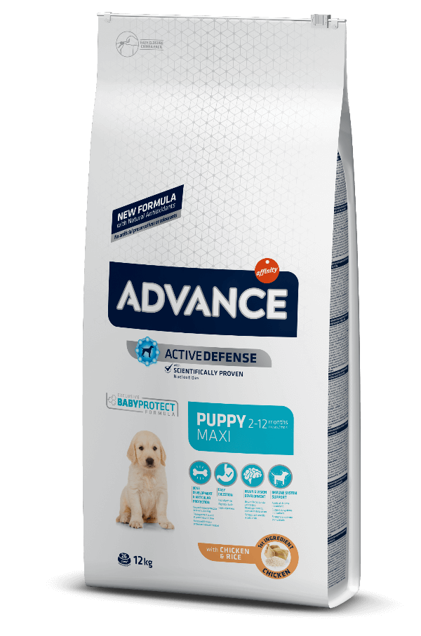 Advance Dog Puppy Protect Maxi (Курица и рис), 12 кг. - фото 1 - id-p220924952