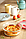 Контейнер пищевой круглый Smart cook 1,2л, красный, фото 2