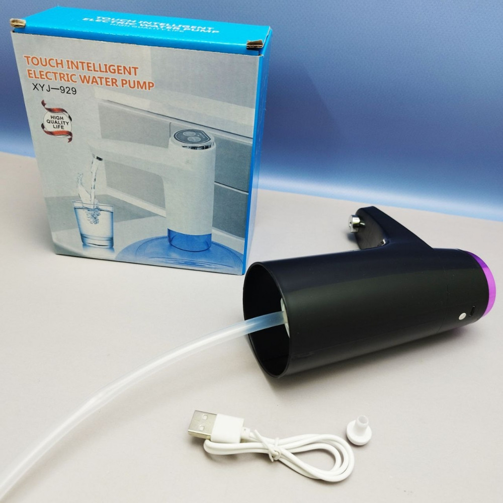 Помпа для воды электрическая Touch intelligent electric water pump XYJ-929 (2 режима работы, 1200 mAh) Черный - фото 8 - id-p220925791