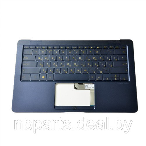 Верхняя часть корпуса (Palmrest) Asus ZenBook UX490UA, синий (Сервисный оригинал), 90NB0EI1-R30610 - фото 1 - id-p173887762