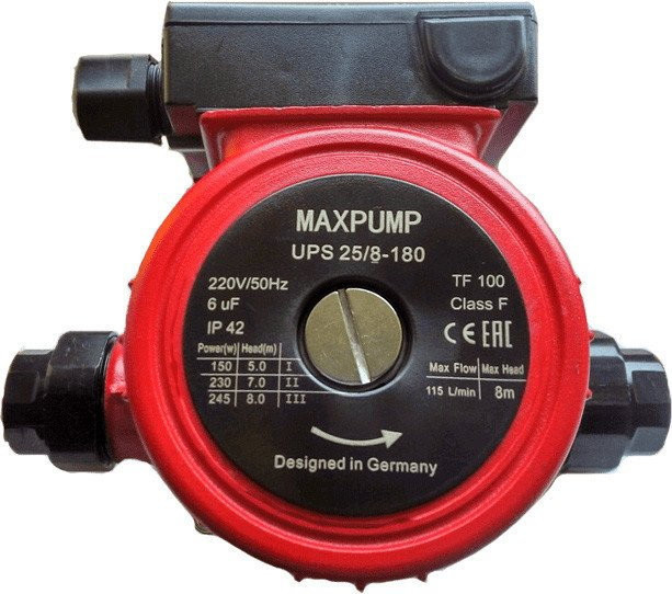 Циркуляционный насос Maxpump UPS 25/8-180 - фото 1 - id-p220925769