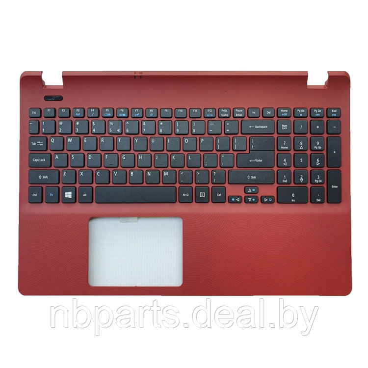 Верхняя часть корпуса (Palmrest) Acer Aspire ES1-531 ES1-571, бордовый (Сервисный оригинал), 6B.MZ9N1.022 - фото 1 - id-p207135466