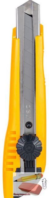 Нож канцелярский Deli Pro , 18 мм., блистер с европодвесом, ассорти, арт.E2043
