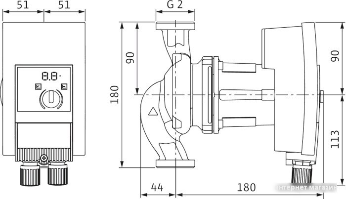 Насос Wilo Yonos MAXO 30/0,5-7 - фото 3 - id-p220925811