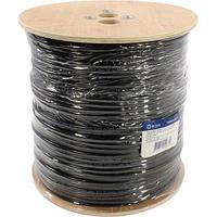 Витая пара 5bites FS5525-305BPE-M FTP/SOLID/5E/24AWG/COPPER/PE/BLACK/OUTDOOR/MSGR/DRUM/305M