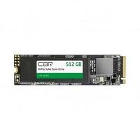 CBR SSD-512GB-M.2-LT22, Внутренний SSD-накопитель, серия "Lite", 512 GB, M.2 2280, PCIe 3.0 x4, NVMe 1.3,