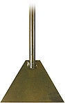 Ледоруб металлический с черенком 19*12,5 см, длина черенка - 120 см