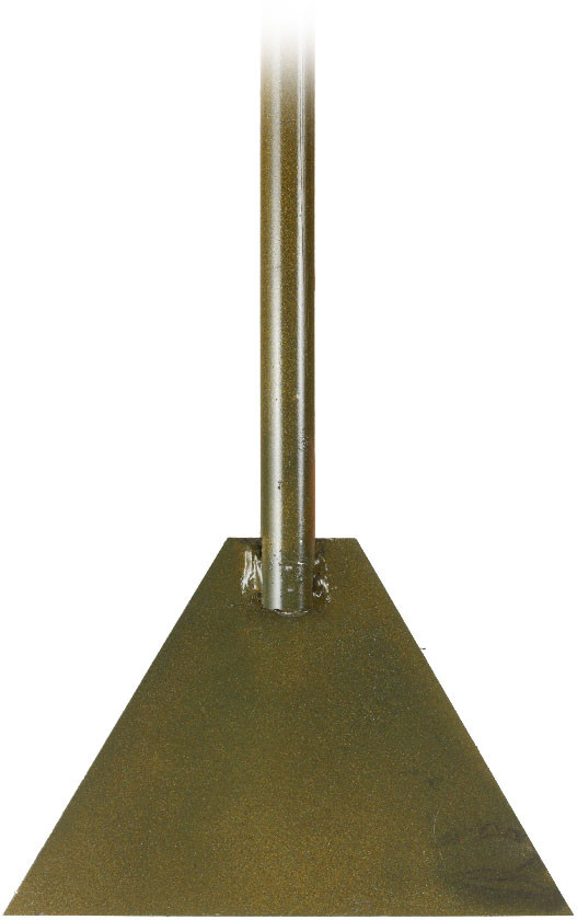Ледоруб металлический с черенком 19*12,5 см, длина черенка - 120 см - фото 1 - id-p220935343