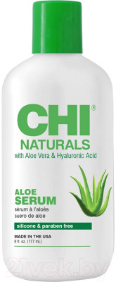 Сыворотка для волос CHI Naturals Aloe Serum Жидкий шелк - фото 1 - id-p220936355