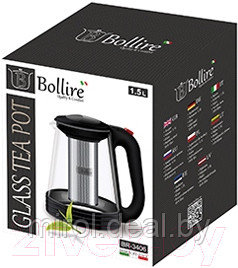Заварочный чайник Bollire BR-3406 - фото 2 - id-p220936469