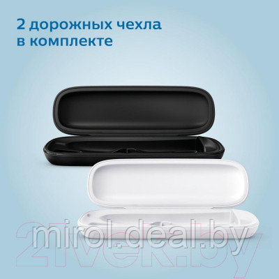 Набор электрических зубных щеток Philips HX6800/35 - фото 8 - id-p220936955