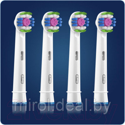 Набор насадок для зубной щетки Oral-B EB18рRB 3D White CleanMaxim - фото 3 - id-p220937612