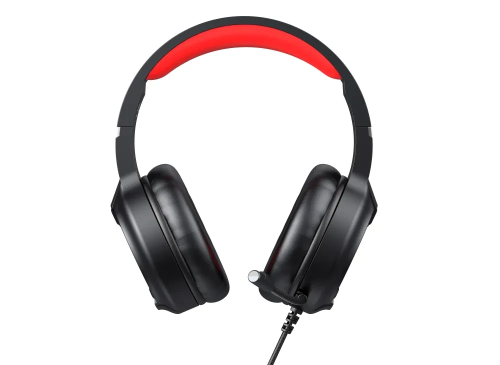 Наушники с микрофоном накладные Игровые Havit H2233d Черный+Красный (2,2м USB+3,5мм) - фото 2 - id-p220700277