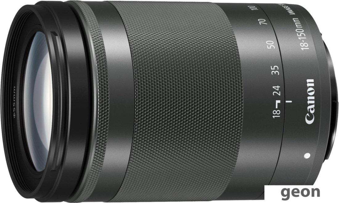 Объектив Canon EF-M 18-150mm f/3.5-6.3 IS STM (графитовый) - фото 1 - id-p220935429