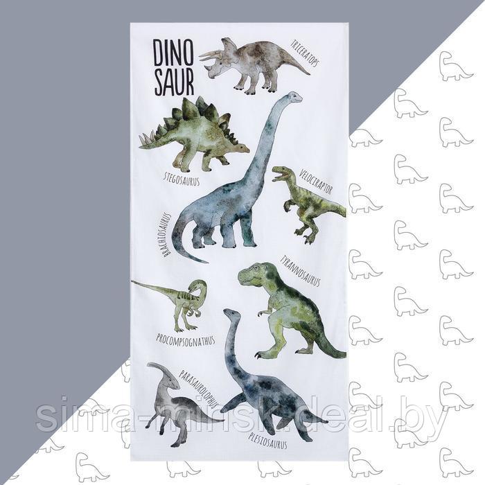 Полотенце "Этель" Dinosaur, 70х140 см, 100% хлопок 160гр/м2 - фото 1 - id-p220940078