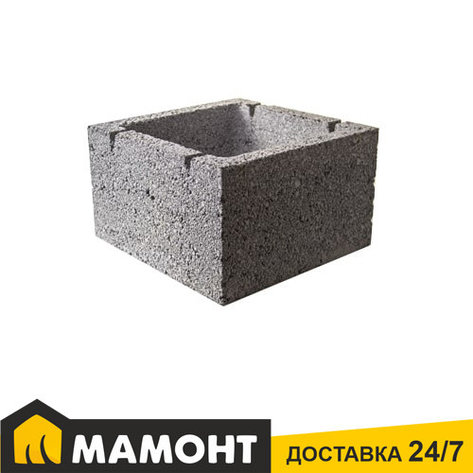 Блок керамзитобетонный для вентканалов 400 x 240 х 400 мм ТермоКомфорт, фото 2