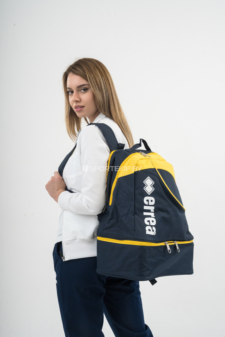 Рюкзак с двойным дном ERREA LYNOS Темно-синий с желтым - фото 6 - id-p156630690