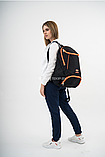 Рюкзак ERREA THOR Черный с оранжевым флуоресцентным, фото 3