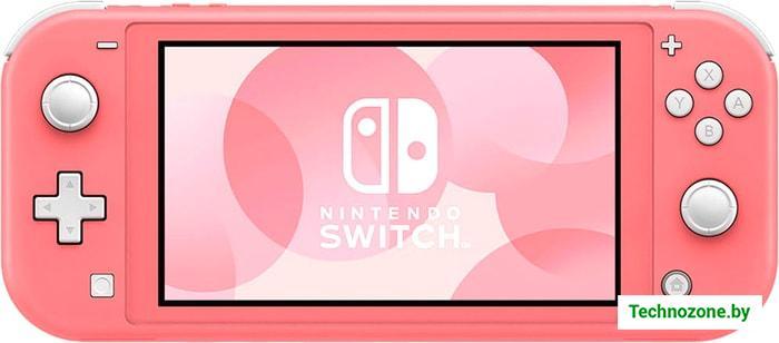 Игровая приставка Nintendo Switch Lite (коралловый) - фото 1 - id-p220730479