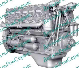 Двигатель V-образный 12-цилиндровый дизельный ЯМЗ-240М2 - фото 1 - id-p220941140